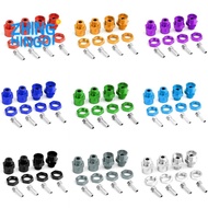 4PCS Metal Hex Adapter 12mm to 17mm Wheel Hex Hubs Adapter Extension Conversion Nuts for 1/10 RC Car