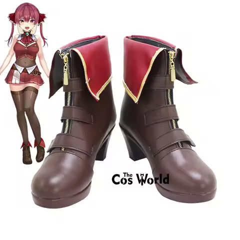 Virtual YouTuber VTuber Hololive Houshou Marine Customize Anime Cosplay Shoes Boots