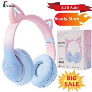 New B39pro Cat Ear Illumination Headphones/Gaming and Sports Anchor Head Mounted Wireless Bluetooth 