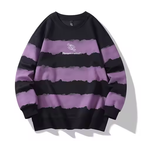 Casual For 2025 Spring Autumn Striped OverSize 6XL 7XL 8XL Hoodie Sweatshirt Men Hip Hop Skateboard 