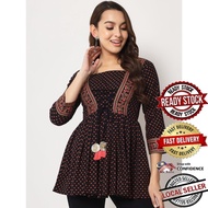 Kurti Indian Women Kurtis Top Saree Sari Punjabi Suit Readymade Kurti UD39346APTP