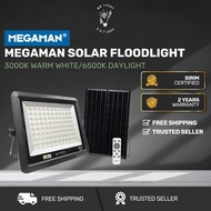 (SIRIM) MEGAMAN LED IP65 SOLAR OUTDOOR FLOODLIGHT 100W,200W,400W,600W FLOODLIGHT OUTDOOR SPOTLIGHT L