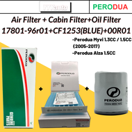 ORIGINALAir Filter Alza / Myvi + ORIGINAL Cabin Filter Perodua Myvi Lagi Best / Axia / Alza / Bezza 