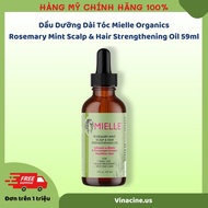 Dầu Dưỡng Dài Tóc Mielle Organics Rosemary Mint Scalp & Hair Strengthening Oil