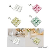 [Haluoo] 9 Key Keyboard Fidget Clicker Toy Keychain Mechanical Keypad 2.3x2.3x1.2inch Portable for P