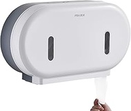 Commercial Twin Jumbo Toilet Tissue Dispenser, 9” Double Toilet Paper Roll Holder Wall Mount, Indust