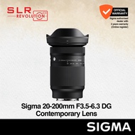 Sigma 20-200mm F3.5-6.3 DG Contemporary Lens