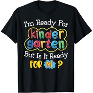 First Day Of Kindergarten Funny Back To School T-Shirt  Leisure Friends Men Round Neck