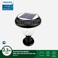 Philips Lampu LED Taman SmartBright Solar Gate Top Round Kuning