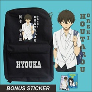 Houtarou Oreki Hyouka Anime Manga Japan Backpack School Bag