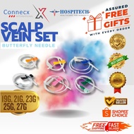 {BEST} SCALP VEIN SET BUTTERFLY NEEDLE FOR RAPID VENOUS ACCESS 19G, 21G, 23G, 25G, 27G