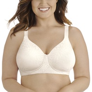 Vanity Fair Women's Beauty Back Full Figure Wirefree Bra (71380-Fashion Colors), Coconut White Lace,