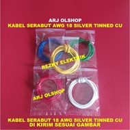 AWG 18 White Stranded Cable 18 AWG White Stranded Cable/ AWG 18 Tinned Cable/ CU AWG18 Per Meter