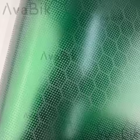Matte Green HD Honeycomb Carbon Vinyl Car Protective Film With Air Release Like 3M Quality Initial L