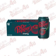 Dr Pepper Cherry Soda 12Cans 胡椒博士 櫻桃蘇打水 12罐 12oz / 355mL【078000098167】
