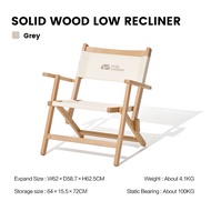 MOBI GARDEN Camping Folding Chair Solid Wood Chair Glamping Picnic Beach Outdoor Luxury