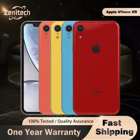 Original Unlocked Apple iPhone XR 4G Mobile 3GB RAM 64GB/128GB/256GB ROM 12MP+7MP 6.1" IPS LCD A12 B