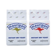 ยีสต์หวานสีทอง ยีสต์จืดสีแดง ตรา Mauripan 500g