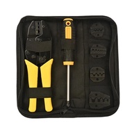 Wire Crimper Tool Set Crimping Pliers Tool Set Ratchet Crimper Cable Scissors And Wire Stripper Term