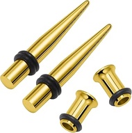 12G 10G 8G 6G 4G 2G 0G 00G Ear Gauge Stretching Kit 316L Surgical Steel Gauges Tapers Tunnels Hypoal