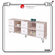 MD 285 TV Console / TV Cabinet With Metal Leg (Free Installation )