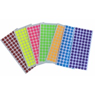 See-D Labels วงกลม 13 มม. 7วัน 7สี Color Coding Labels สติ๊กเกอร์สีเพื่อการคัดกรอง