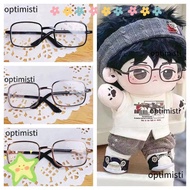 OPTIMISTI Mini Doll Glasses, 8.5CM Rectangle 8.5CM Glasses, Creative Toys Multi Color  Glasses Idol 