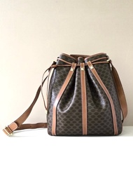 稀有中古包 Celine老花水桶包 單肩包 側背包 斜孭復古二手古董