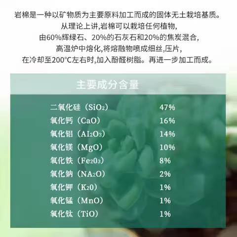 Professional Rockwool Growing Media Blocks For Cenguan Hydroponics Gardening Nutrient Soil Substitut
