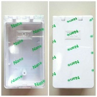 NANO Waterproof Box 2x4" Vertical Open-Close Cover Block Clear Solid With Lid NANO-406 NANO-406C
