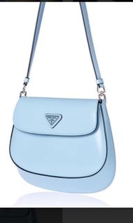 Prada Cleo Brushed Leather Shoulder Bag