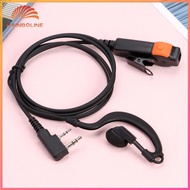 2 Pin Radio Earpiece K-Plug Earhook Earpiece G Type for Kenwood Baofeng 888S TYT