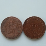 uang logam kuno jaman belanda 2.5 sen thn 1920