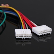 honeybird 20P ATX To 2 Port 6Pin AT PSU Converter Power Cable For Computer 286 386 486 586