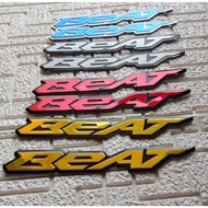 Beat EMBLEM Embossed BEAT LOGO Not Stick Or STICKER Embossed Motorcycle EMBLEM BEAT LOGO 3D Embossed BEAT EMBLEM LOGO 3D BEAT Variation Embossed Motorcycle Variation BEAT Accessories HONDA BEAT STICKER Motorcycle BEAT STREET BEAT DELUXE Accessories