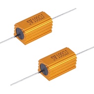 1pcs RX24 5W  Aluminum Power Metal Shell Case Wirewound Resistor 10/22/33/47/50/60/80/100/200/220/33