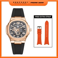 [Exclusive Online Model]Pagani Gear Jam Tangan Jam Tangan Lelaki Men's Rubber Quartz Watch PG-G2013