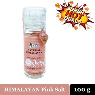Happy Mate Natural Himalayan Pink Salt 100g แฮปปี้เมท เกลือหิมาลายันสีชมพู(เจ) 100 กรัม