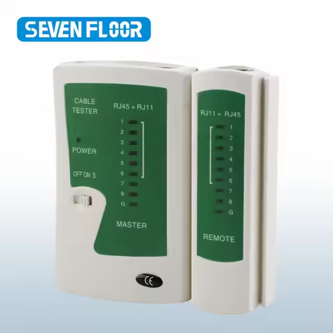 Network Cable Tester RJ45 Ethernet Cable Tester Lan Test Tool For Cat5 Cat6 CAT7 8P 6P LAN Cable And