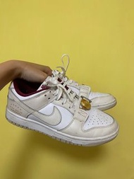 Nike Dunk low 米白酒紅色
