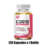 Omilay Coq10 คิวเทน Ubiquinol Capsule อาหารเสริม Coenzyme Q10 500 mg Vegan คิวเทน 10 แคปซูล 120 เม็ด