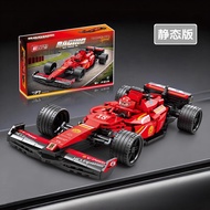 Ferrari F1 Formula Building Blocks Educational Assembly Model Sports Car Racing Boy Toy Gift Compati