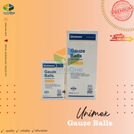 UNIMEX Gauze Balls / CHERRY BALLS / PEANUT BALLS (PER PACK) Gauze Swab Sterile Gauze
