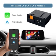 Penyesuai Carplay Serasi dengan Mazda 2/3/6/CX3/CX5/CX9/MX5 2014-2021, Kit Retrofit Hub OEM Carplay 