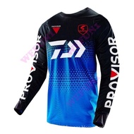 [] Top Jerseys Summer Quick Dry Daiwa Fishing Shirt Long Sleeve Breathable Fishing Clothing Anti UV Hooded Cycling Hiking Clothes WS2X