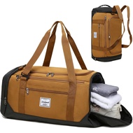 Laripwit Gym Bags for Men, 40L Medium Sports Travel Duffel Bag with Shoe Compartment & Wet Pocket Li