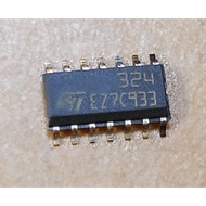 LM324M Operational Amplifier, Quad, 4 Amplifier, 1 MHz, 0.5 V/µs, 3V to 32V, SOIC, 14 Pins