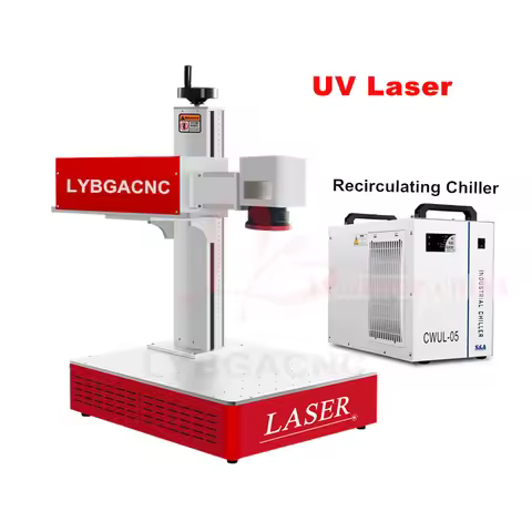 JPT Ultraviolet Ray Purple Cold Light 355NM 3W 5W UV Laser Glass Crystal Marking Machine With Cool C