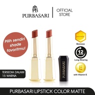 Purbasari Lipstick Color Matte Matte Lipstick/
