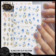 Tulip Flower Nail Sticker Instant Japanese Style Flower Nail Sticker / Nailart Sticker